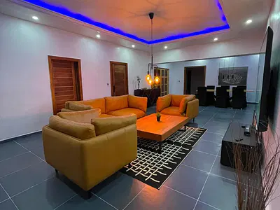 Evergreen Home a Stylish and Comfortable 3 Bedroom Apartment. — Shobande Rasaq Street, Evergreen Estate Phase 1. Aboru, Ipaja., Agege, Lagos