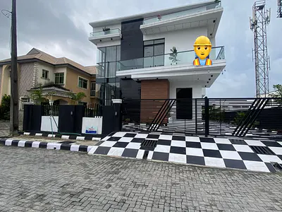 5 Bedroom Detached Duplex with Pool — Off Manstory Road, Sangotedo, Ajah, Lagos
