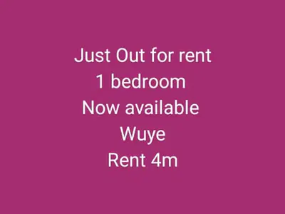 1 Bedroom Apartment Now Available — Estate in Wuye Main, Wuye, Abuja
