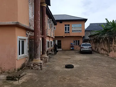 Block of Duplex, Flats with Hall on Full Plot of Land — Off Ishitu Road, Fatoki Bus Stop Egan, Igando, Ikotun, Lagos