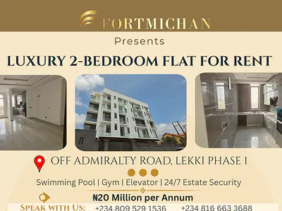 Luxury 2-Bedroom Apartment — Lekki, Lagos