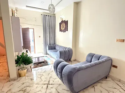 Converted Upstairs Mini Flat with Open Plan Kitchen. — Ajah, Lagos