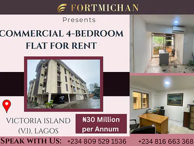 Commercial 4-Bedroom Flat — Victoria Island (VI), Lagos