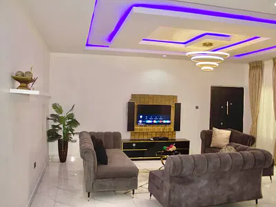 Fully Furnished 3 Bedroom Flat with BQ — Off Ilasan New Road, Ilasan, Lekki, Lagos
