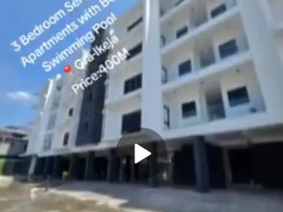 Newly Built 3 Bedroom Flat with BQ — Ikeja GRA, Ikeja, Lagos
