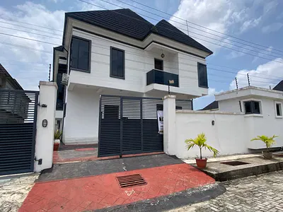 5 Bedroom Furnished Fully Detached Duplex with BQ — Happyland Estate, Sangotedo, Ajah, Lagos
