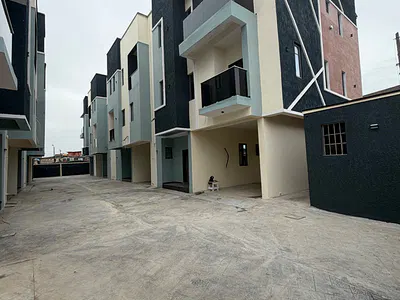 Compact 4 Bedrooms Terraced Duplex House + BQ — Oregun, Ikeja, Lagos