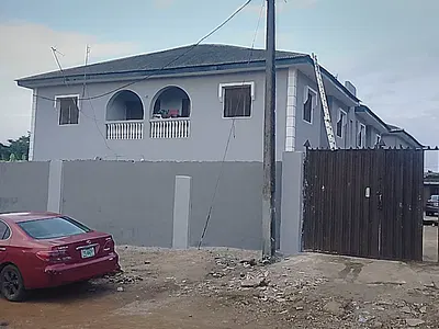 Building Consist of Eight Numbers of Three Bedroom Flat — Off LASU Ojo Road Igando Lagos, Igando, Alimosho, Lagos