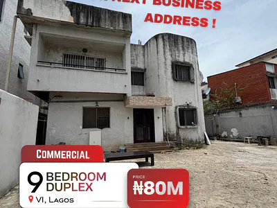 9 Bedroom Detached House with Boys' Quarters — Victoria Island (VI), Lagos