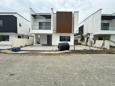 Brand New 5 Bedroom Fully Detached Home with Pool — Lekki, Lagos