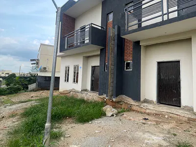 Carcass: Spacious 4 Bedroom Semi-Detached Duplex with BQ — Life Camp, Abuja