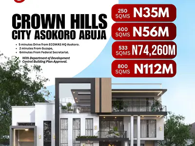 Residential Land — Crown Hill City, Asokoro District, Abuja