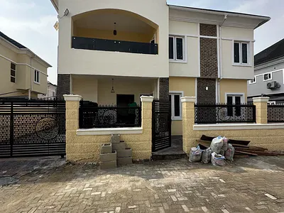 4 Bedroom Detached Duplex with Library — Ikota, Lekki, Lagos