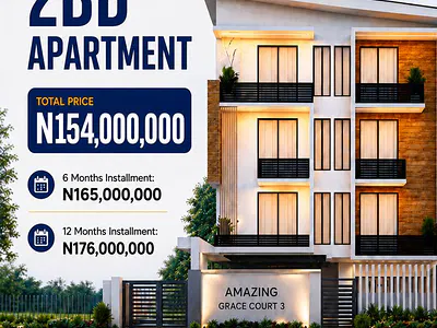 2 Bedroom Apartment Ajao Estate — Amazing Grace Court 3, Ejigbo, Lagos