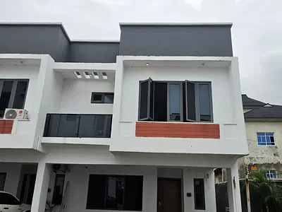 4 Bedroom Fully Serviced Corner Piece Terrace — With Swimming Pool, Ologolo, Lekki, Lagos
