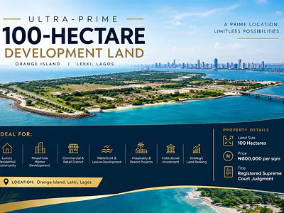 Ultra-Prime 100-Hectare Development Land — Lekki, Lagos