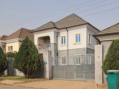 5 Bedroom Detached Duplex with, 3 Bedroom Flat and a Room BQ — Standard Estate, After Sunnyvale, Dakwo, Abuja