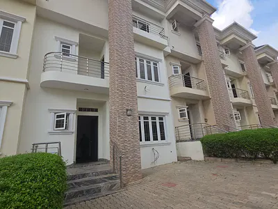 Super Clean 4-Bedroom Terraced Duplex with BQ — Guzape Main, Guzape District, Abuja