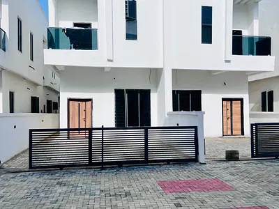 Brand New 4 Bedroom Semi Detached Duplex with BQ, Swimming Pool, Gym — Lekki, Lagos