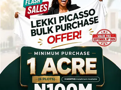Bulk & Retail Plots Near Deep Sea Port, Free Trade Zone — Lekki Picasso City / Labour City Scheme, Coastal Road, Ibeju Lekki, Lagos