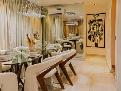Beautifully Furnished 3 Bedroom Maisonette with Cinema — Lekki, Lagos