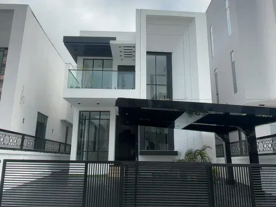 5 Bedroom Detached Duplex with BQ — Hampton Lake Estate, Chevron, Lekki, Lagos