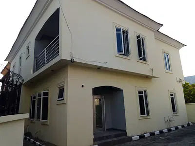 New 5 Bedrooms Fully Detached Duplex with BQ — By Mega Chicken, Ikota, Lekki, Lagos