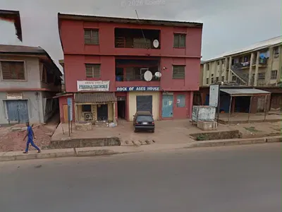 800 SQM Commercial Property with Existing Structure Major Road Front — Agbani Road, by Mount Junction, Enugu, Enugu