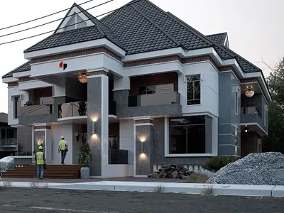 Land for 7 Bedroom Fully Detached Flat — Directly Opposite Ansarul Mosque Behind Coza, Guzape District, Abuja