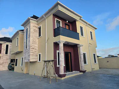 Luxuriously Finished & Serviced 4 Bedroom Detached Duplex with BQ — Ibeju Lekki, Lagos
