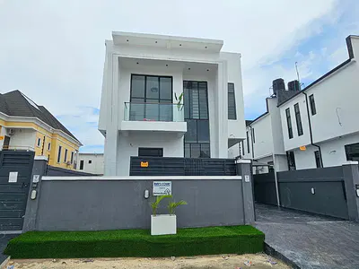 Luxury 5 Bedroom Fully Detached Duplex with Boys Quarter — Sunshine Garden Estate., Sangotedo, Ajah, Lagos