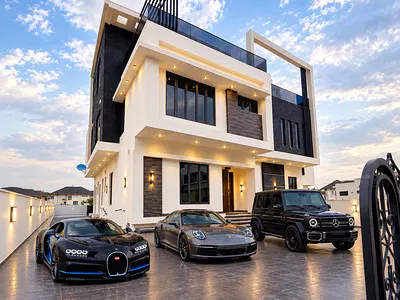Great Symbol of Wealth Fully Detach 6 Bedroom Modern Duplex, Elevator — Lekki, Lagos