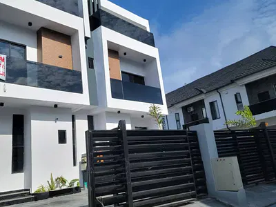 Standard 5 Bedroom Semi-Detached Detached Duplex with BQ — Orchid Lekki Lagos, Lekki, Lagos