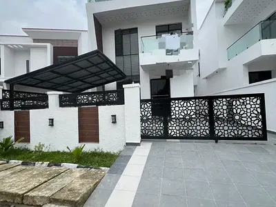 Newly Built Luxury 4-Bedroom Fully Detached Duplex with BQ, Gym, Pool — Sangotedo, Ajah, Lagos
