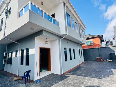 Exquisitely Built 4 Bedroom Fully Detached Duplex with BQ — Agege Road Oba Akran, Oba Akran, Ikeja, Lagos