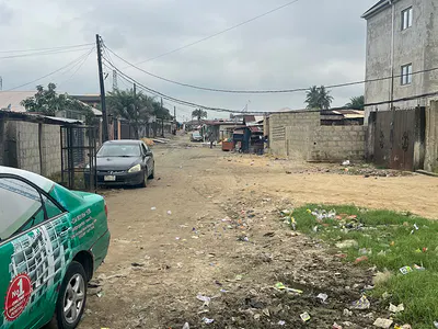 Half Plot of Land — Corner Bus Stop, Sangotedo, Ajah, Lagos