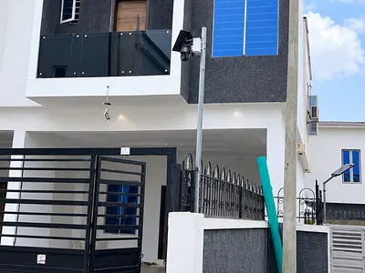 4 Bedroom Terraced Duplex in a Self Compound. — Abraham Adesanya, Ajah, Lagos