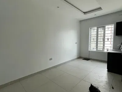 Studio Room with Open Plan Kitchen Upstairs — Ikate, Lekki, Lagos