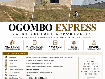4,000 SQM Mixed-Use Land with C of O — Ogombo, Ajah, Lagos