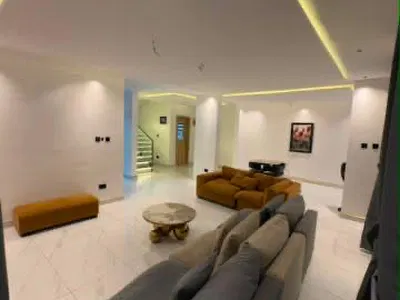 Clean Empty 4 Bedroom Fully Detached Duplex with Solar and Batteries — Located Inside an Estate, Good Road, Secured with Good Light, Sangotedo, Ajah, Lagos