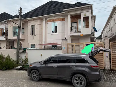 4 Bedroom Self Compound Duplex with a Room BQ — Off Lekki County Road, Ikota Lekki Lagos, Ikota, Lekki, Lagos