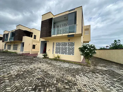 Brand New 4-Broom Fully Detached Duplex with BQ and Swimming Pool — Located at Abraham Adesanya, Good Light, Clean Water, Ajah, Lagos