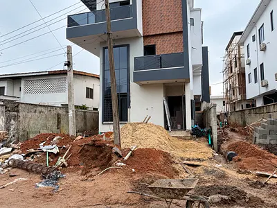 Aesthetically Built 5 Bedroom Detached Duplex with BQ and Cinema — Ikeja, Lagos