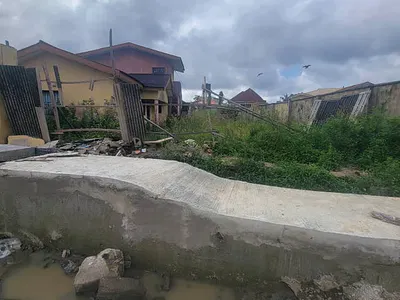 Standard 1 Plot of Land with 4 Units of 1 Bed Apartment Building — Ajah, Lagos
