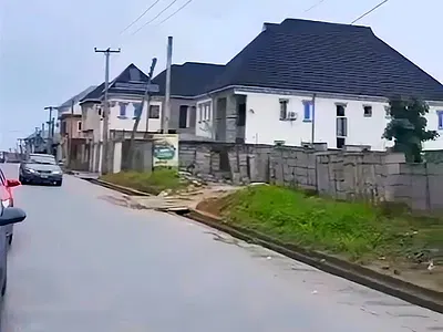 Partly Fenced 1 Plot of Land on a Tarred Road in a Secure Vicinity — New Road, Ada George, Port Harcourt, Rivers