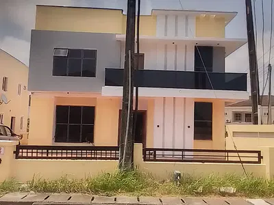5-Bedroom Detached Duplex with 2-Bedroom BQ — Northern Foreshore Estate, Chevron, Lekki, Lagos