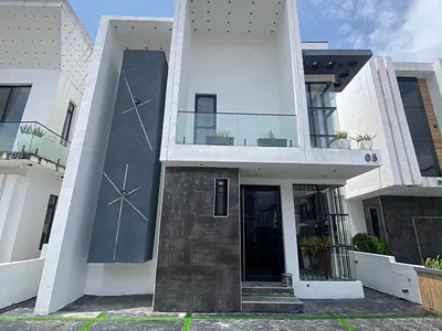 Clean Brand New 5 Bedroom Duplex with BQ and Swimming Pool — Approximately to Coastal Road, Skymall, Blenco Etc, Has Clean Water, Sangotedo, Ajah, Lagos