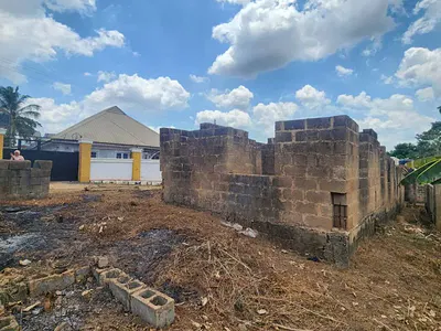 A Plot of Residential Land with Uncompleted 4 Bedroom Structure — Off Akala Express, Behind Sofeco Filling Station, Ibadan, Oyo