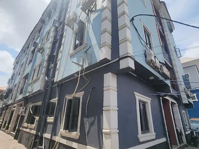 2 Bedroom Flat with En-Suite Bedrooms — Off Karonwi Street, via Oduduwa, Kilo Bus Stop, Surulere, Lagos