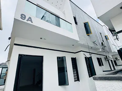 Newly Built 4-Bedroom Semi-Detached Duplex with BQ — Chevron, Lekki, Lagos